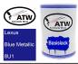 Preview: Lexus, Blue Metallic, 8U1: 500ml Lackdose, von ATW Autoteile West.